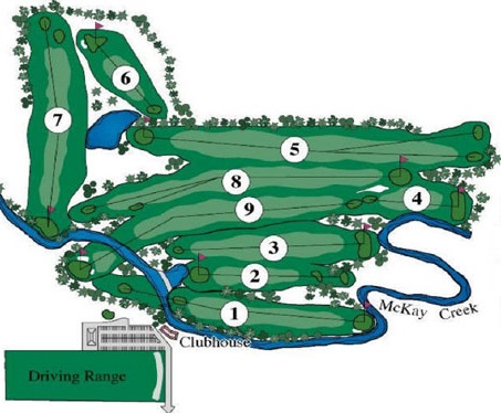 McKay Creek Golf Course layout image